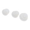 15pcs Hearing Amplifier Eartip 2 Layers Detachable Silicone Hearing Amplifier Accessories S M L White Transparent