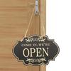Wooden Craft Double Business Sign Double-sided Wooden House Sign Door Hanging Pendant  Shop