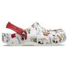 Crocs Peanuts X Classic Clog Allover Print Men Sneakers White Multi 208629-94S