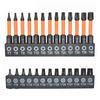 Impact Torx Bit Set 7-40 26Pcs Steel Torx Bit Set Long Impact Bit Screwdriver Bit Set Magnetic Bit and Storage Box
