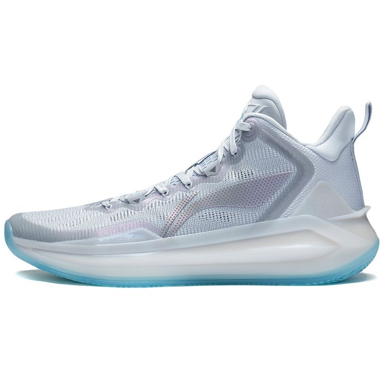 LiNing Blade 3 Glacier Durable Breathable Mid-Top Basketball Shoes Men Basketball Shoes Light-Frost-Blue ABAS089-3