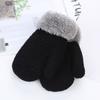 Thick Kids Gloves Plus Velvet Baby Gloves Keep Finger Warm Warm Mittens  Baby Kids