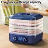 Temperature Control Food Dehydrator Machine with Adjustable Timer BPA-Free Large Capacity 5 Layers US Plug Food Fruit Dehydrator
