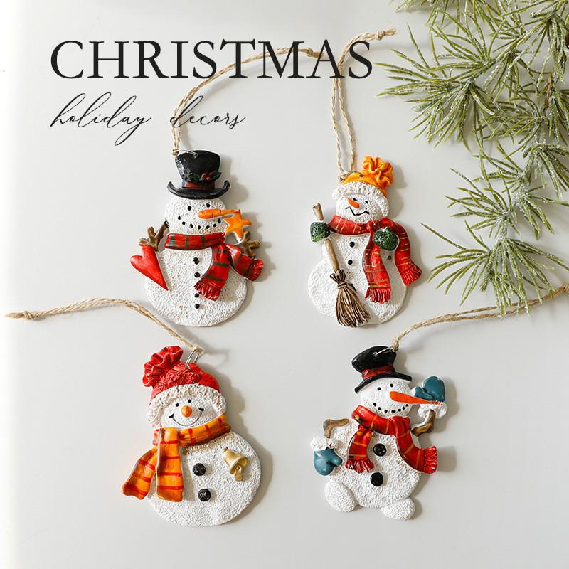 Santa Ornaments Christmas Snowman Gnome Festive Decorations Holiday Supplies