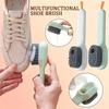 1pc, Cleaning Brush Soft Bristled Liquid Shoe Brush Long Handle Brush Clothes Brush Shoe Clothing Board Brush Household Cleaning Tool