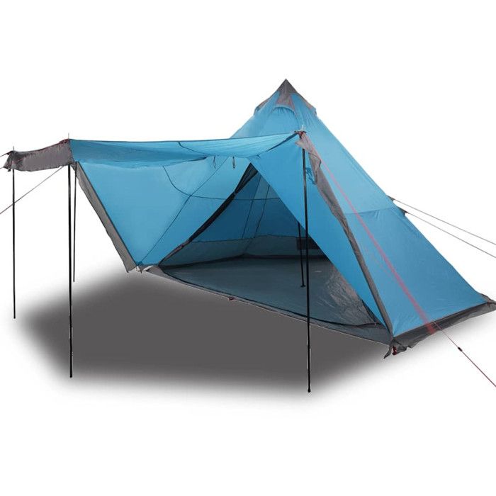 VidaXL Tente familiale tipi 8 personnes bleu imperméable, tente, abri de camping, abri de jardin, tente de camping 4009446