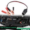 Car High Power Pure Battery With Clip To Cigarette Socket Socket Female 220W Car Lighter Plug 24V Volt 12V T8K6