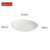 Simple Irregular Ceramic Deep Plate Creative Texture Soup Plate Salad Plates Snack Plates Hotel Molecular Food Tableware
