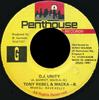 7inch Record TONY REBEL & MACKA B - D.J. Unity NONE Penthouse Recor 1991 Jamaica Reggae, Ska & Dub Used