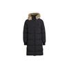 Originals Trefoil Regen Puff Long Solid Zip Hooded Duck Down Coat Men Outerwear Black HL9194