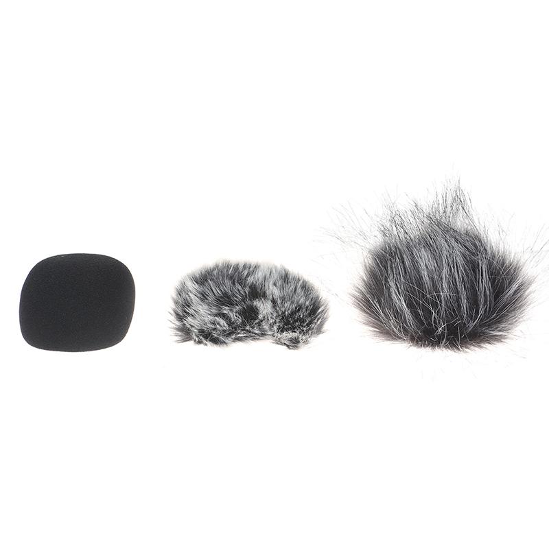 Furry Windscreen Muff Cover Foam Microphone Windproof Cover For Zoom H1 H1N