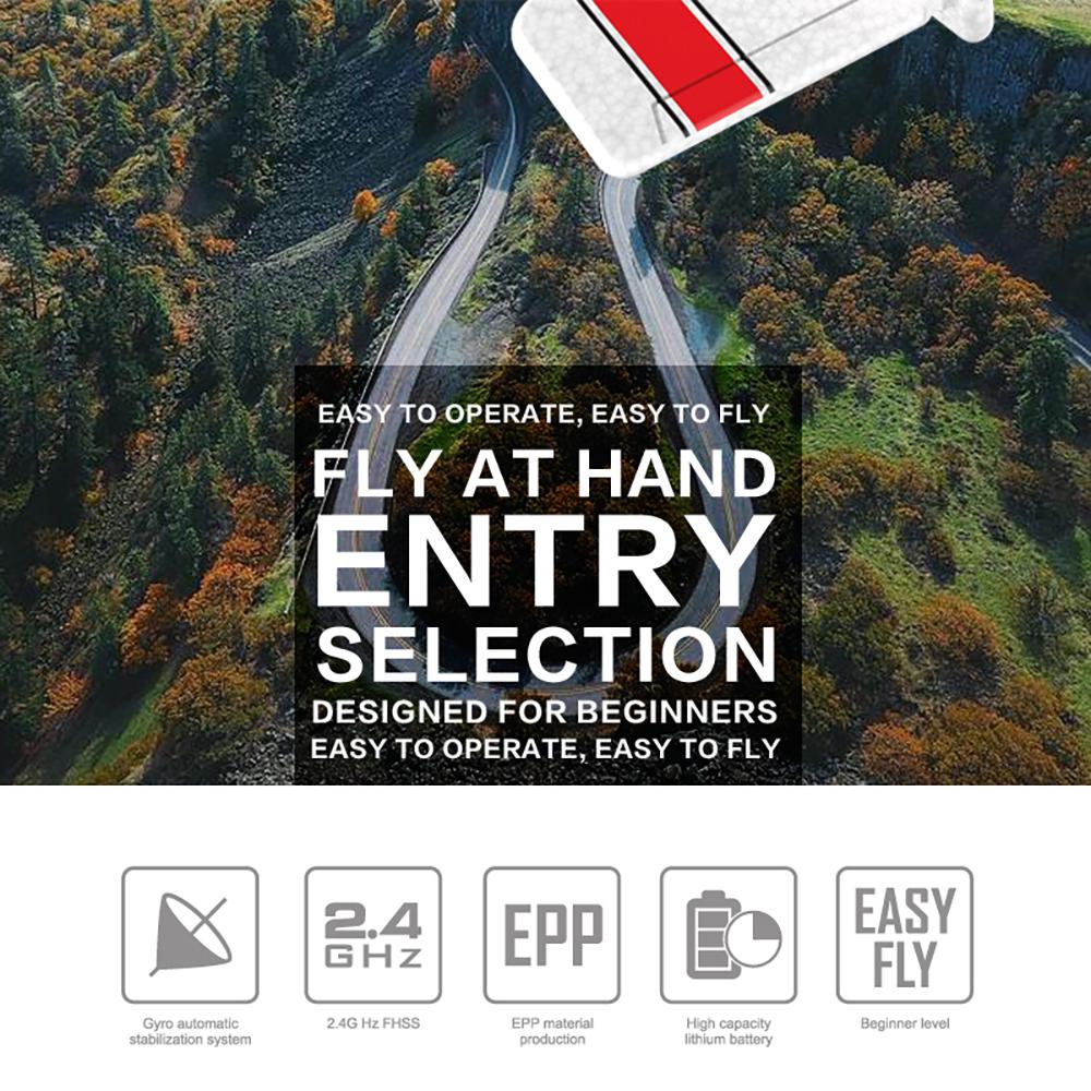 Z53 RC Plane 2.4GHz Imported Gyroscope EPP Remote Control Aircraft RC Glider Plane Toy Airplane RC