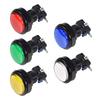 Uxcell Game Push 46mm 12V LED Lighted Push Button Switch with Microswitch for Arcade Video 5 5 Pieces Buttons, Round, Games, Colors,