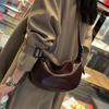 First Layer Cowhide Summer Breast Bag for Women's New Trendy Leather Crossbody Bag Popular Versatile Niche Dumpling Bag