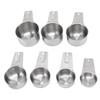 7Pcs Measuring Cups Set Stainless Steel Stackable Multifunctional Metal Nesting Measuring Cups Set for Kitchen Tools