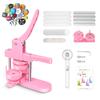 58mm Badge Making Machine, 100 Badge Materials Included, Compact and Lightweight, DIY Toy, Craft, Handmade Gift