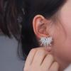 Bling Bling Rhinestone Dangle Earrings Zinc Zinc Alloy Star Earrings Simple Crystal Earrings Gift