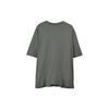Y-3 FW23 Solid Color Loose Fit Drop Shoulder Short Sleeve T-Shirt Unisex Tops Green IP7711