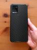 apgo Protective Skin Sticker for the Back Compatible with Xiaomi Redmi Note 4X, Wrap Film, Foil, Vinyl - Pattern Carbon Black