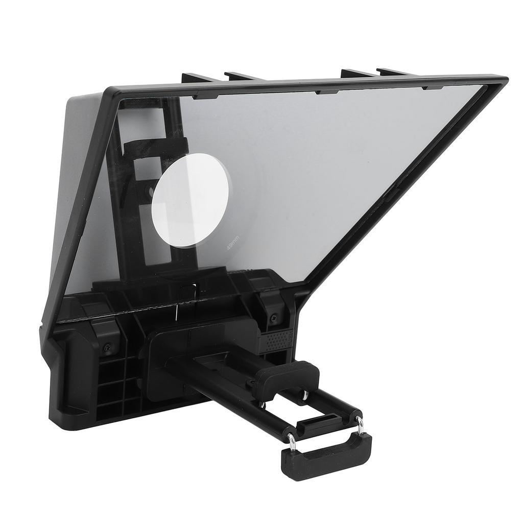 TP2A 8in Teleprompter for Tablet Smartphone Teleprompter with APP Remote Control Lens Adapter Rings 