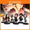 Demon 6pcs Slayer Character Pvc Toy Model Desktop Decor Child Christmas Gift