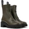 Camper MILAH Front Zip Boots K400776 Khaki_T99