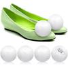 Set of 4 Stylish Shoe Clip Detachable Furry Ball Shaped Shoe Clips Versatile Fluffys Pompoms Shoes Buckles Accessories