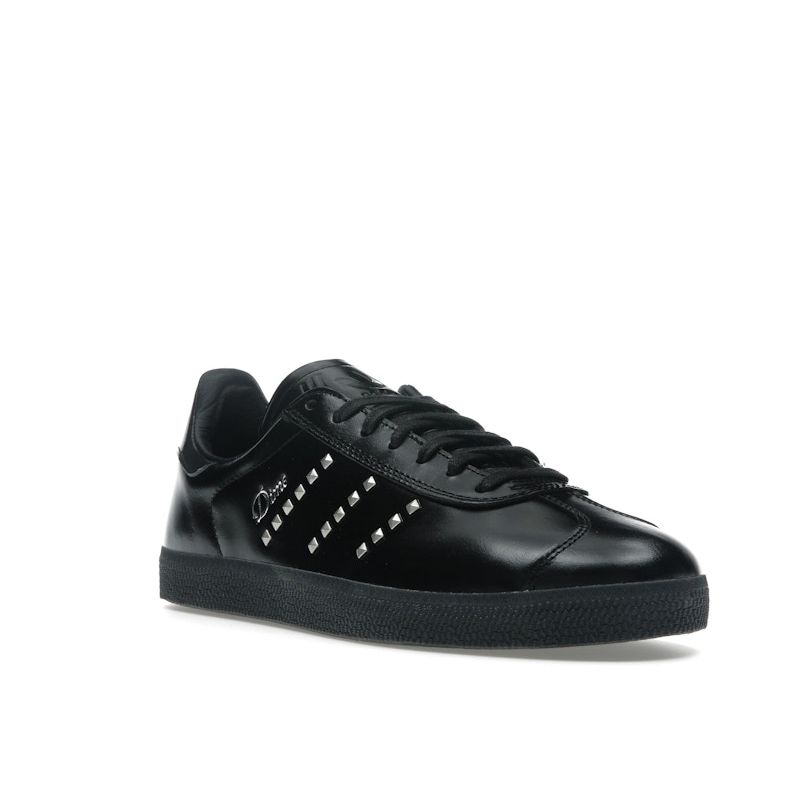 Dime X Adidas Gazelle ADV Black Silver Metallic Studs Men Sneakers Core-Black Carbon IH2946