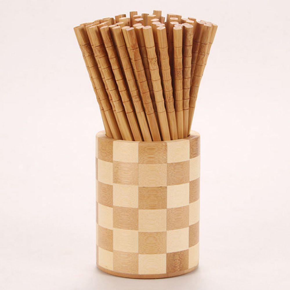 Chinese Food Natural Bamboo Home & Kitchen Dinnerware Wood Chopsticks Wooden Tableware Flatware