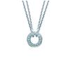 [L0461] - Silver Necklace 'Goddess' Silver White (rhodium-plated) - 12 Mm