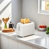 Toaster 2-Slice Bread Maker with Wide Slots Anti-Clogging Automatic Shutdown Adjustable Easy