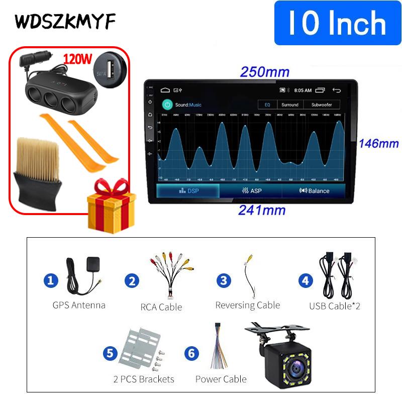 Android 13 Car Multimedia 7/9/10Inch Wireless Apple Carplay Android Auto 2 Din Stereo Receiver Car Radio Rear View Camera