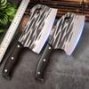 Chinese Knife Stainless Steel Kitchen Knives Meat Cleaver Filleting Knife Hand Forged Chef Butcher Knife Chopping Meat Vegetable