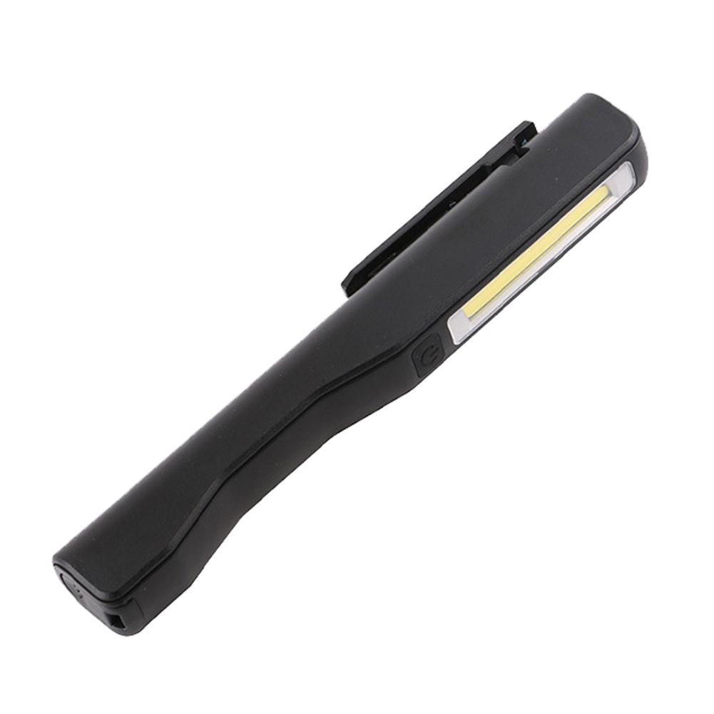 COB LED Light USB Rechargeable Magnetic Inspection Work Pocket Pen Flashlight