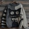 Women's Hoodie Pumpkin Halloween Sweater Women Autumn Winter Eur American Casual V-neck Top Off Shoulder Faux Fur Loose Top New