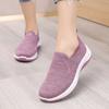 Fashion Women Flat Shoes Knit Woman Casual Slip On Vulcanized Shoes Female Mesh Soft Breathable Women's Footwear For Ladies Sneaker