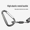 Retractable Elastic Steel Cable Fishing Lure Clamp with Anti-Lost Spring Rope