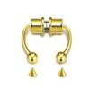 Fake Piercing Nose Ring Alloy Nose Piercing Hoop Septum Rings For Women Jewelry Gifts Fashion Magnetic Fake Piercing