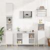 VidaXL Glossy White Sink Cabinet 80x33x60 Cm Engineered Wood 821286
