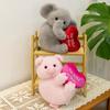 Creative Heart Stealing Animal Plush Toy Wedding Pressing Doll Love Baby Elephant Ornament Pink Pig Valentine's Day Gift