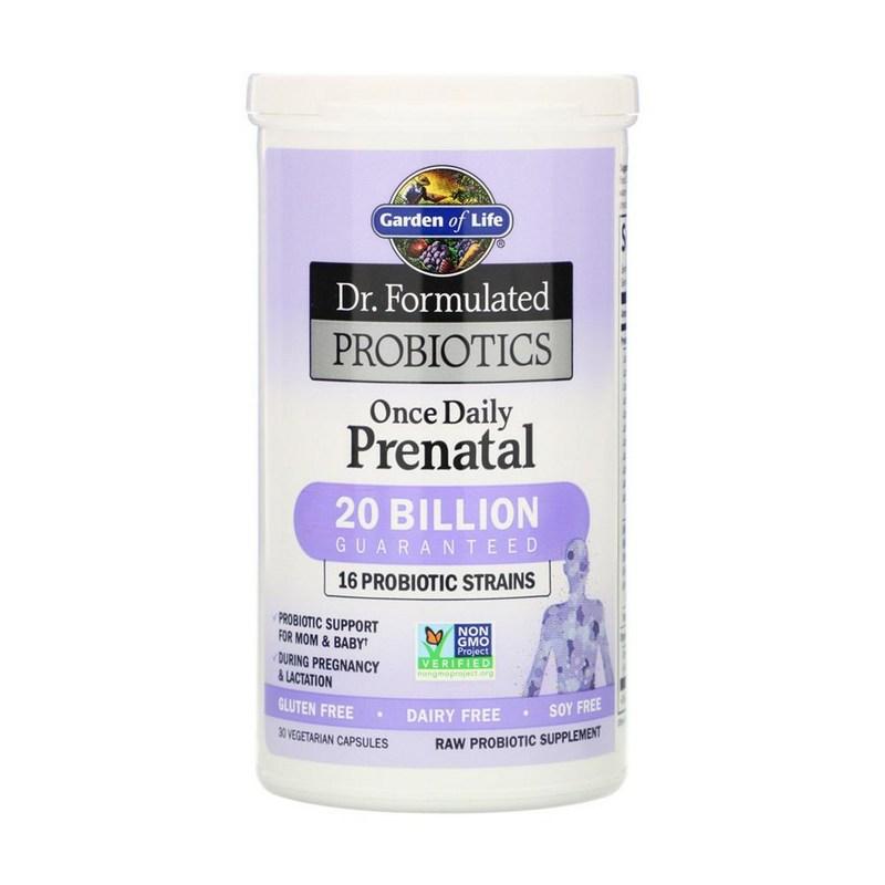 Garden of Life Pregnancy Lactobacillus Female Lactobacillus 20 Billion CFU 30 Capsules, 4 Week Supply, 30 Tablets, 2 Units