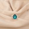 Natural Apatite Gemstone 925 Sterling Silver Jewelry Handmade Fashionable Ring RR-46-19