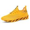Spring/Autumn Men's Large Size Blade-soled Shoes Flying Weave Fitness Jogging Shoes