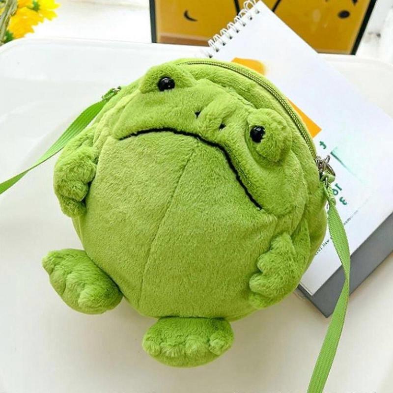 Frog Shaped Crossbody Bag Supplies Lovely Handbag for Girls Dating Traveling
