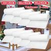 1/2PCS Artificial Christmas Snow Roll White Snow Mat Snow Blanket Soft Cotton Prop for Tree Xmas Village Backdrop Tree Decoratio