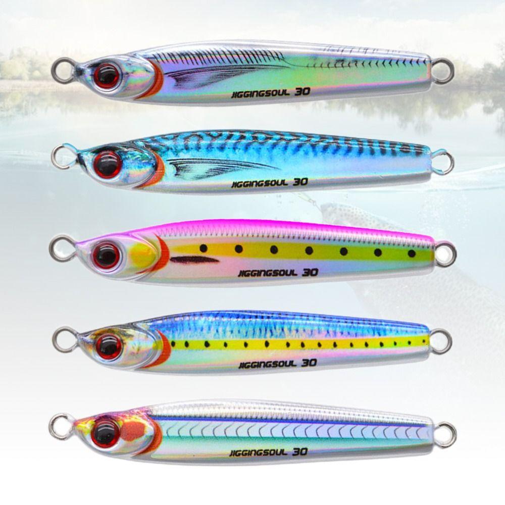 Sinking Minnow 10g 15g Spinning Baits Spanish Mackerel Metal Fishing Lure Lead Casting Jig Bait