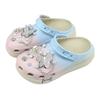 Crocs Crush Clog Butterfly EVA Gradient Sweet Pearl Dopamine Fashion Personality Hole Shoes Unisex Blue Pink