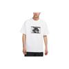 Alphabet Logo Print Crew Neck T-shirt Men Tops White DR5758-100