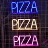 Pizza Letter Neon Sign LED Light Creative Shape Energy-saving Flicker
