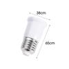 65mm/95mm/120mm Lamp Holder Base White Converter Holder Lighting Parts LED Light Adapter